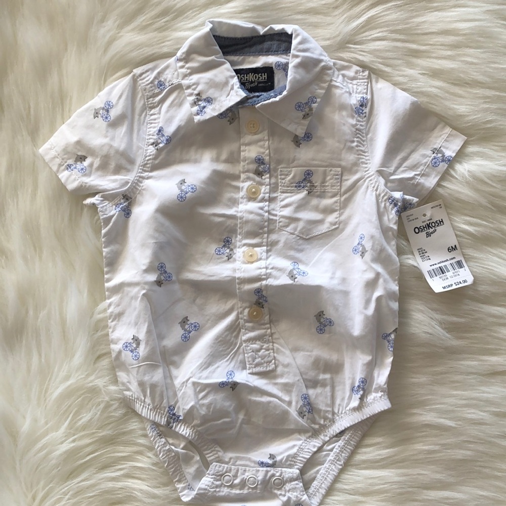 Carter’s 6M Shark Button Down